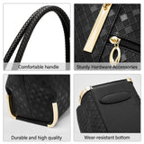 FOXER Genuine Leather Lady's Handbag Elegant Luxury Design Women Shoulder Bag Large Capacity Tote Bag Best Gift for Mom, Wife