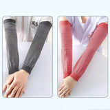 Summer Cooling Arm Sleeves Sun UV Protection Hand Cover Arm Warmers Sports Running Fishing Cycling Basketball Sunscreen Sleeve