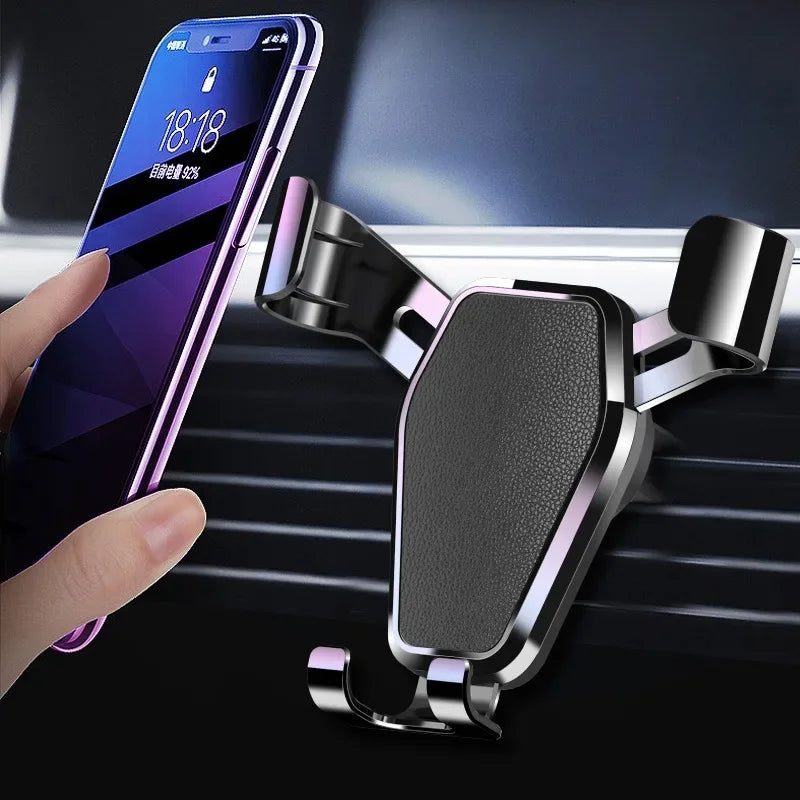 Universal Gravity Auto Phone Holder Car Air Vent Clip Mount Mobile Phone Holder Cell Phone Stand GPS Support For iPhone Samsung