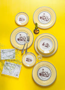 Nordic retro European tableware porcelain plates cups saucers pots high-end luxury sets creative home gifts