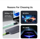 Hagibis USB C Fast Charger Cable With LED Display PD 240W 40Gbps Video Cord Compatible with Thunderbolt 4/3 For iPhone 16 Laptop