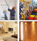 4/8inch Wall Paint Roller Brush Portable Sponge Painting Roller with Handle Roller Brush Paint Portable for Wall Painting Tool