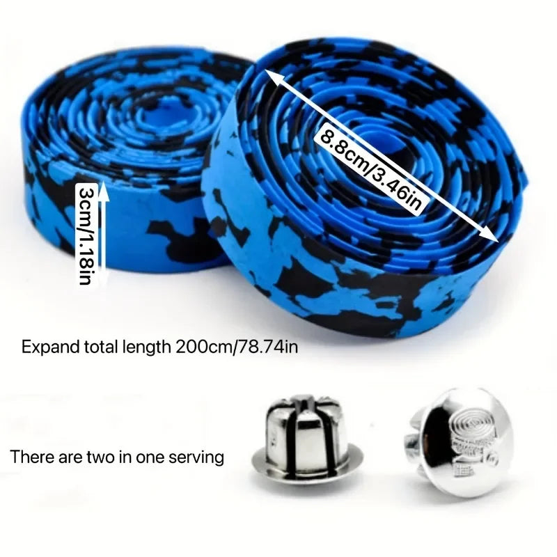 Camouflage Bicycle Straps Road Bike Straps Bend Handle Straps Bike Handlebar Tape Bicycle Accessories Outdoor Sports Cycling