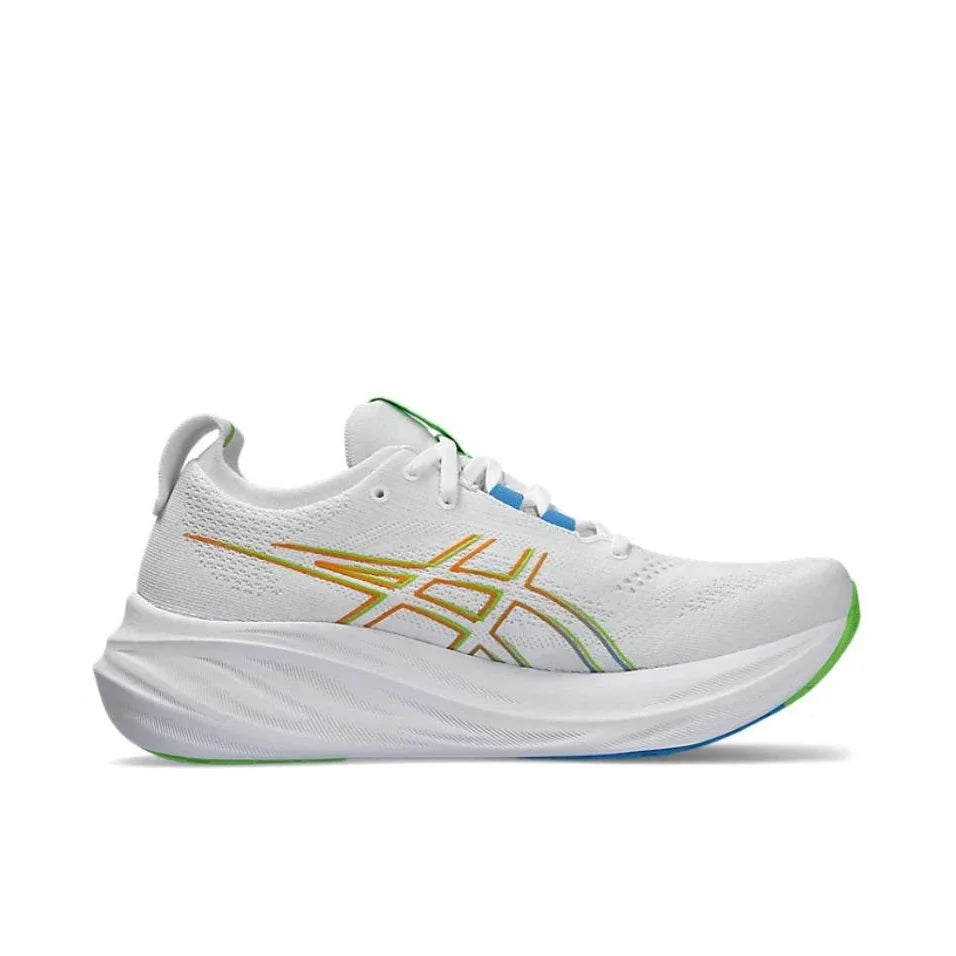 Zapatillas de running originales Asics Nimbus 26 para hombre, de caña baja, con amortiguación, para exteriores, antideslizantes y transpirables.