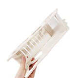 Hamster Wooden Hideout Cave Toy for Dwarf Hamsters Golden Bears Hideaway House with Peekaboo Design Small Animal Cage Accessories
