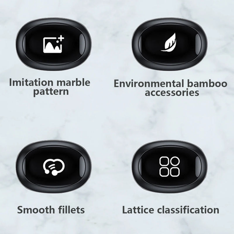 Bamboo Electric toothbrush Holder Razor Makeup Brush Storage Box Toothpaste Toothbrush Stand Bathroom accessories