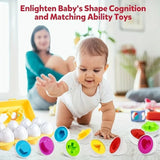Eggs Screws 3D Puzzle Montessori Learning Education Math Toys Kids Shape Match Smart Game For Children Educational Easter Gifts