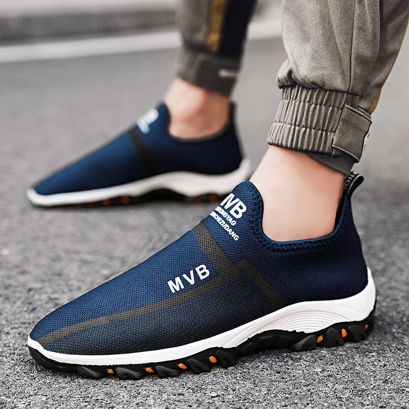 Summer Mens Casual Sport Shoes Fashion Mesh Breathable Sneakers Male Designer Tennis Shoes Man Training Walking Running Sneakers