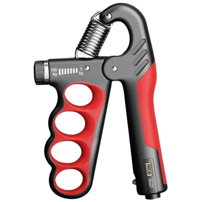 Nuevo Entrenador de fuerza de agarre de 5-100KG, expansor de muñeca, resistencia ajustable, entrenamiento de gimnasia, pinza de mano para construcción muscular