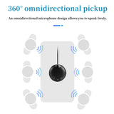 HCSTVCON Microphone Omnidirectional Video Conference Mini Portable 360° Voice Pickup USB Plug for Meeting Business Online Live
