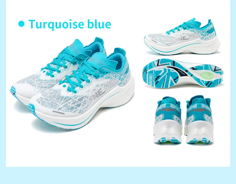 ONEMIX Carbon Fiber Plate Running Shoes Traction Shock Absorption Sneakers Professional Marathon PB Racing Sports Trainers Shoes