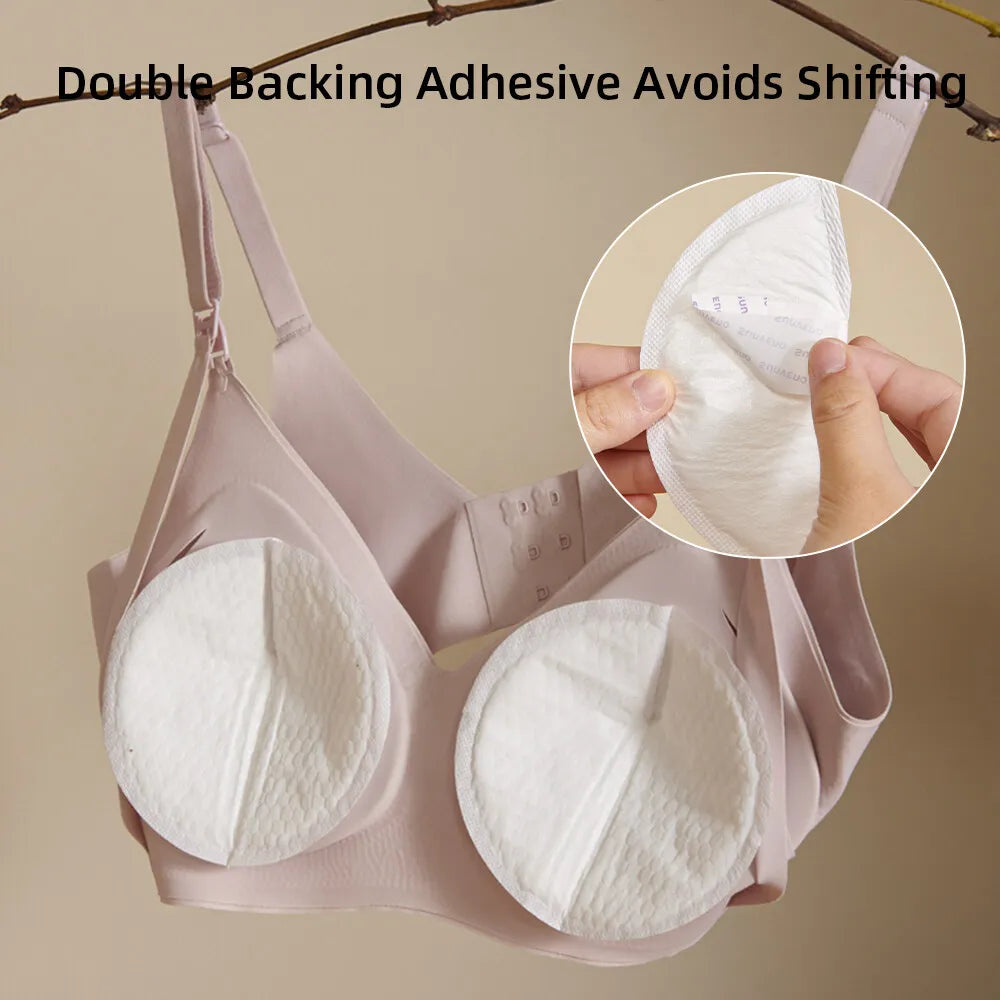 SUNVENO 60/100pcs Disposable Nursing Pads,Breast Pads for Breastfeeding,Thin,Absorbent,Breastfeeding Essentials