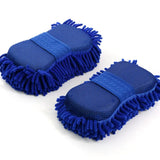 2Pcs Coral Car Wash Mitts Car Cleaning Sponge Care Detailing Brushes Auto Gloves Styling Car Cleaning Tools Auto Accessories