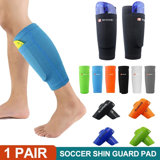 Espinilleras de fútbol, ​​rodilleras deportivas, pantorrillas, calcetines, soporte para piernas, antiesguinces, espinilleras de compresión para adultos y niños.