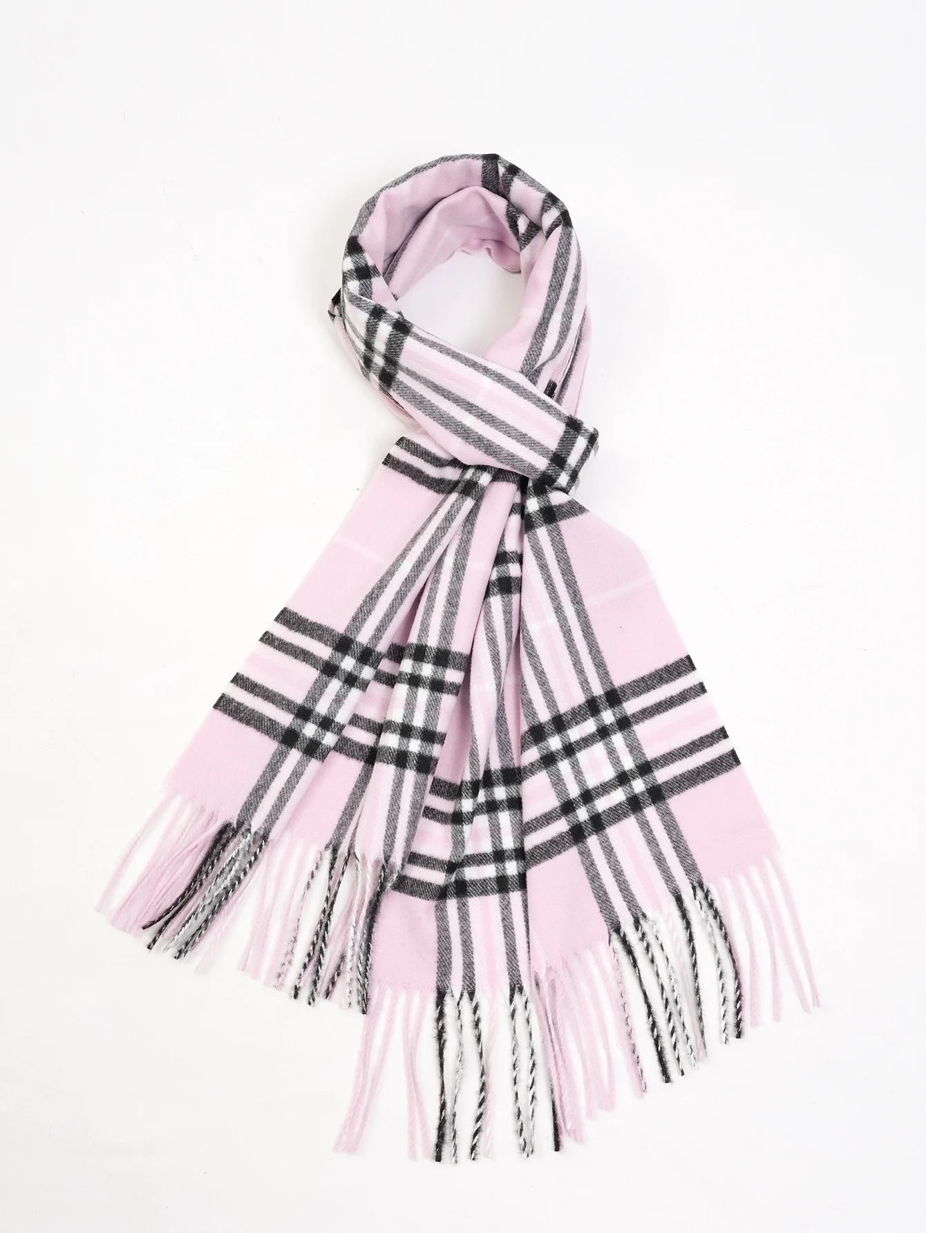 Bufanda tipo chal para hombre con tacto de cachemira cálido a cuadros de Edimburgo, bufanda a cuadros escoceses de estilo preppy