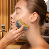 Lymphatic Drainage Brush for Face & Body, Gua Sha Massager Tool, Anti-Cellulite Detox Brush for Slimming & Relaxation