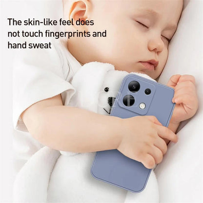 For Xiaomi Redmi Note 13 Case Liquid Silicone Cover Redmi Note 13 Pro Plus Case TPU Protective Phone Case Redmi Note 13 Cover