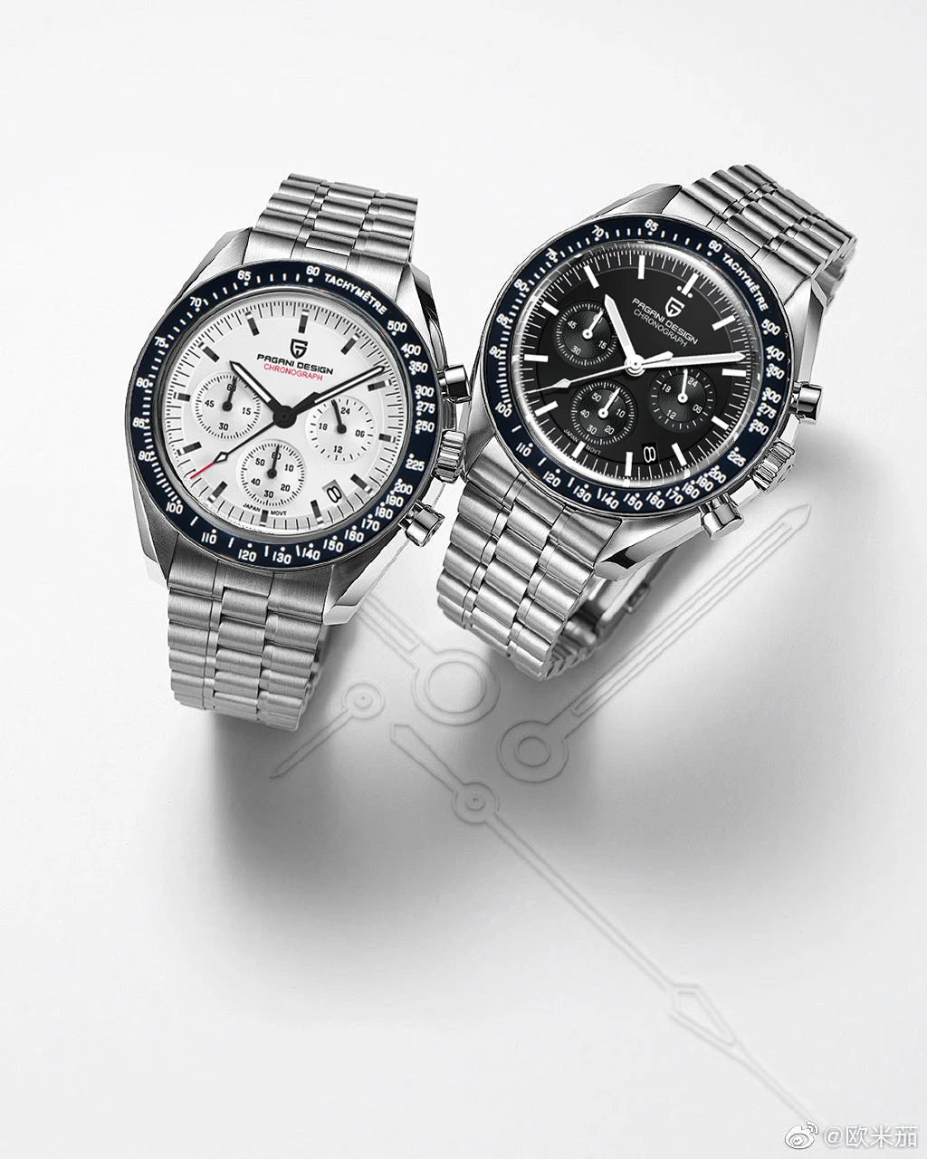 PAGANI DESIGN 2026 New Men's Watches Top Luxury Quartz Watch For Men Auto Date Speed Chronograph AR Sapphire Mirror Wrist watch
