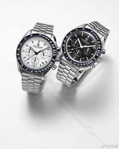 PAGANI DESIGN 2026 New Men's Watches Top Luxury Quartz Watch For Men Auto Date Speed Chronograph AR Sapphire Mirror Wrist watch