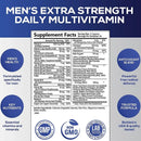 Men's Daily Multivitamin Supplement - Provides Cognitive Brain Health, Energy and Stamina, and Muscle Mass Vegan