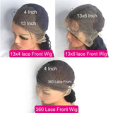 Peruca lace frontal cabelo humano liso HD 250% - densidade - longo luxo