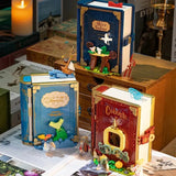 Dream Princess 3D Storybook Building Blocks Books Anime Film MOC Bricks Toys Cute Fairy Tales Model Children Girl Birthday Gifts