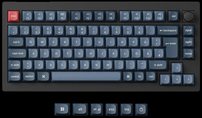 Keychron V1 Max ISO Layout Collection QMK Wireless Custom Mechanical Keyboard 2.4 GHz & Bluetooth RGB Backlit Hot-Swappable