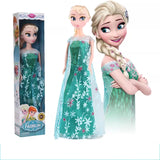2026 New Arrival Frozen 2 Princess Dolls Set, 30cm Movable Joint Elsa Anna Action Figures, Best Gift for Girls Birthday