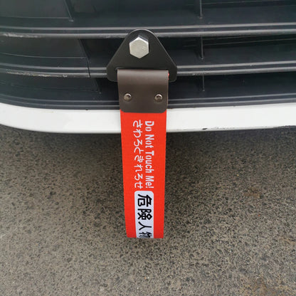 Correa de remolque colgante para coche con cultura de carreras JDM, cuerda de remolque, cinta, parachoques, accesorios para NOS HKS Initial D