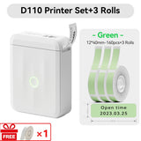 Niimbot D110/D11/H1S Mini Thermal Label Printer Portable Paper Maker Wireless Sticker Machine Inkless Labeller for Office Home