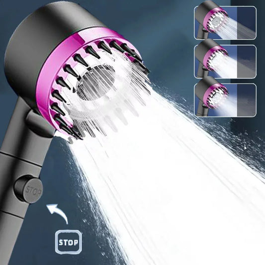 Shower Filter, Four Modes, Bathroom Accessories, Head Massage Showerhead, Replenishing, for Shower Heads, Knobs, Showers, Parts, Fixture, Home