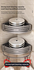 No Drill Bathroom Corner Shelf Wall Mounted Shower Corner Shelves with Hook Towel Bar Space Aluminum Bathroom Organizer Rack