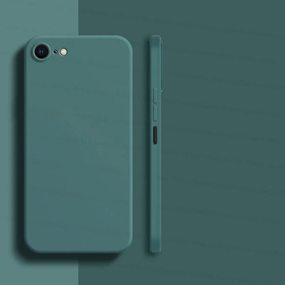 For iPhone 8 Case For iPhone SE 2022 2020 7 8 Cover Case Luxury Shockproof Soft TPU Liquid Silicone Phone Back Case For iPhone 8
