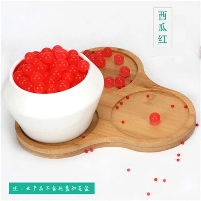 Bolas mágicas de hidrogel de agua para niños, barro cristalino, perlas de agua para niños, cultivo de flores, juguetes en maceta, decoración del hogar 