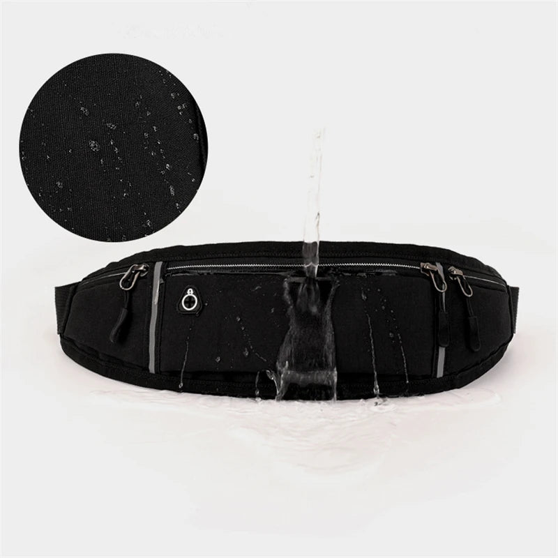Professional Running Waist Bag Sports Belt Pouch Mobile Phone Case Men Women Hidden Pouch Gym Sports Bags Running Pack