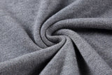 Suéter de cuello alto de punto de alta calidad para hombre, antibolitas, ajustado, de manga larga, color liso, tendencia