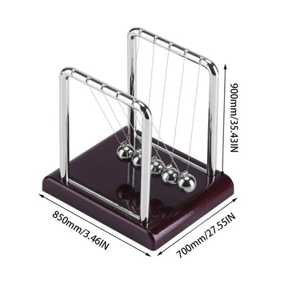 Péndulo de metal para mesa de escritorio, bola de equilibrio de acero, bola de Newton, péndulo de ciencias físicas
