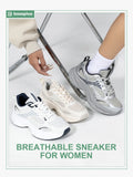 Baasploa Women Running Shoes 35-42 Fashion Lightweight Mesh Breathable Sport Shoes Comfort Soft Female Outdoor Casual Sneakers