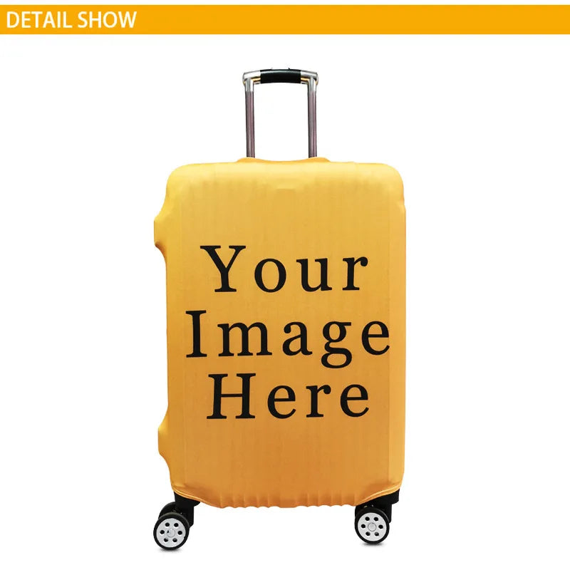 Aircraft Series Luggage Cover High Elasticity Thickened Luggage Case Cover Dust Protection Cover Travel Accessories Packing