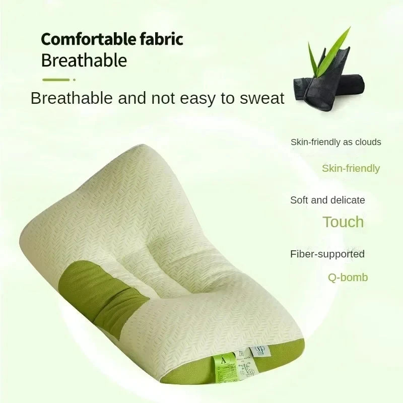 Cervical Orthopedic Neck Pillow Help Sleep And Protect The Pillow Neck Household Soybean Fiber SPA Massage Pillow For Sleeping
