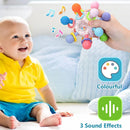 Baby Toys 0 12 Months Rotating Rattle Ball Grasping Activity Baby Development Toy Silicone Teether Sensory Toys for Babies Gifts