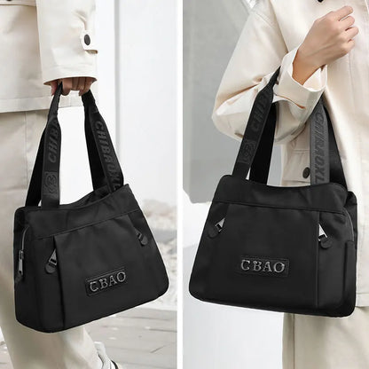 New Women's Bag Luxury Designer Oxford Cloth Handbag Women Shoulder Bag High Quality Fashion Solid Color Female Bags