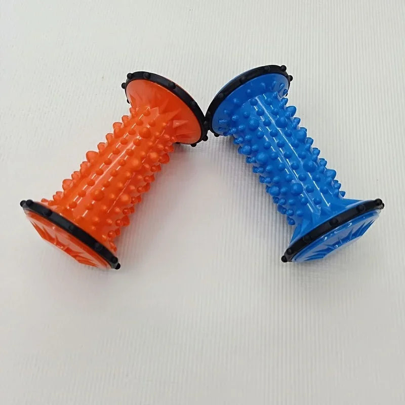 Masajeador de pies con rodillo para aliviar la fascitis plantar y el dolor de arco del pie en el talón, masajeador de reflexología para la espalda, piernas, manos y músculos relajantes.