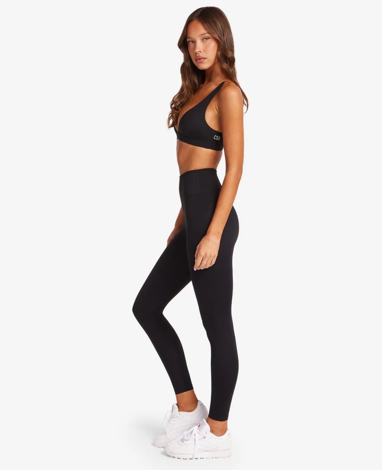 CSB Fitness High-Waist Yoga Pants - Freedom Series - Stretchy Tight High-Waisted Tush-Up Shark Pants