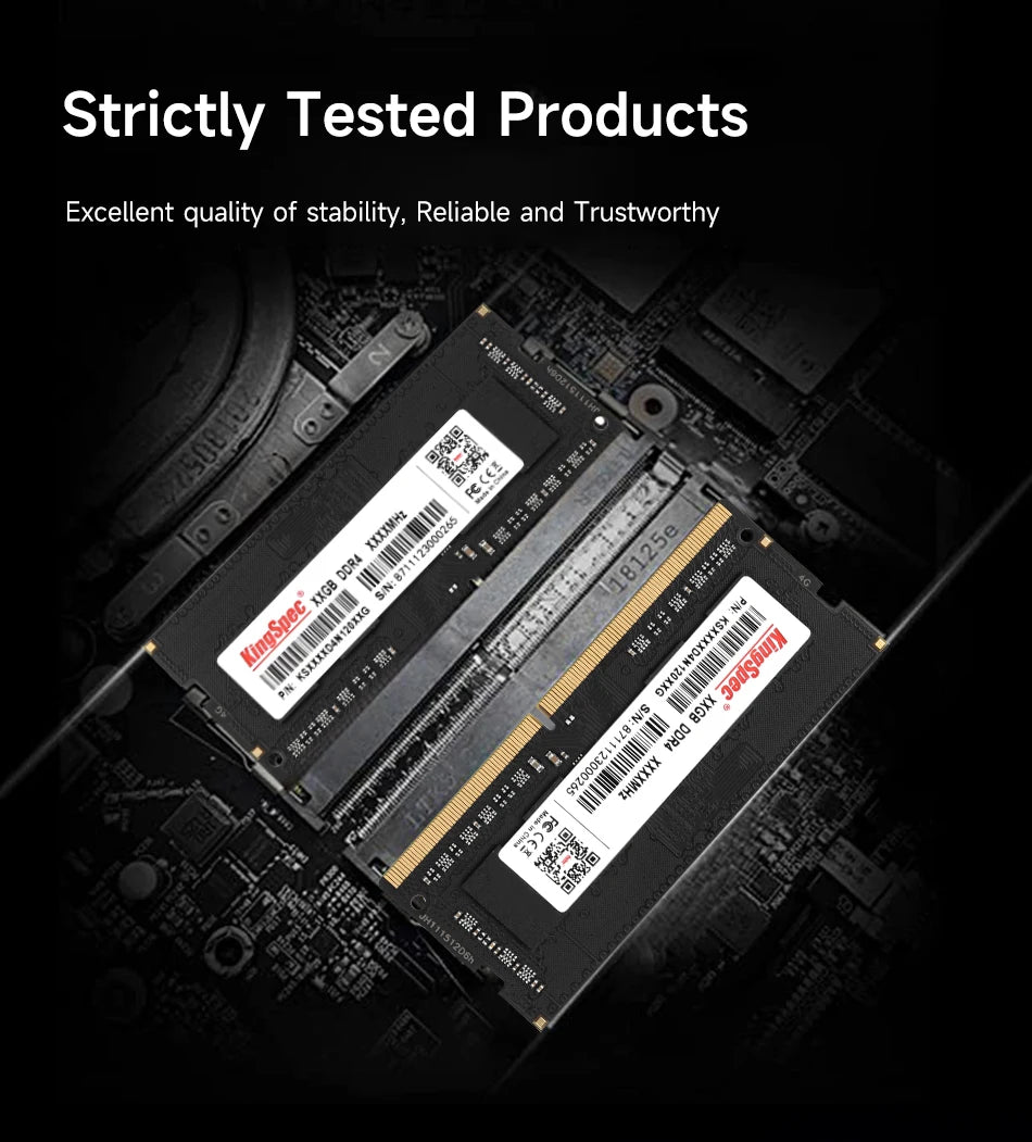 KingSpec Memoria Ram DDR4 8GB 16GB 32GB 2666 3200 RAM for Laptop Notebook Memoria RAM DDR4 1.2V Laptop RAM