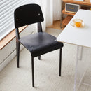 American Retro Dining Chair. Dopamine Chair Solid Wood Vitra Chair. Household Light Luxury High-end Backrest Chair