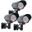 ALARMEST Fake Camera Dummy Waterproof Security CCTV Surveillance Camera With Flashing Red Led Light Outdoor Indoor