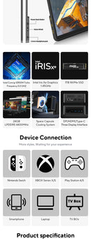 ZSUS 2160*1440  14-inch 2K Portable Monitor 60HZ For Laptop XBox PS4 / 5 Switch TV Box Cell Phone PC Extension  Mobile