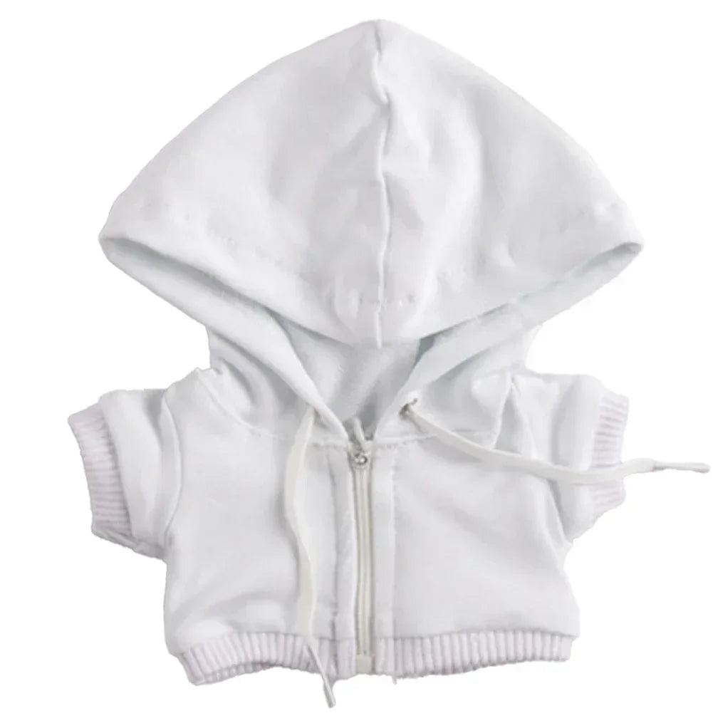 For Labubu Casual Sweatsuit Set Comfy Clothes for Labubu 15/17cm Dolls Featuring Ribbed Hem Details Fashion Doll Accessories