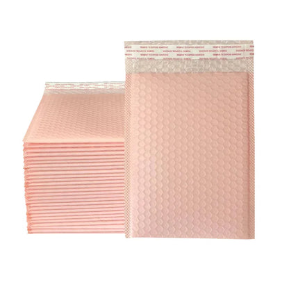 10Pcs Bubble Envelope Bag Pink Bubble Self Seal Mailing Bags Padded Envelopes Package For Gifts